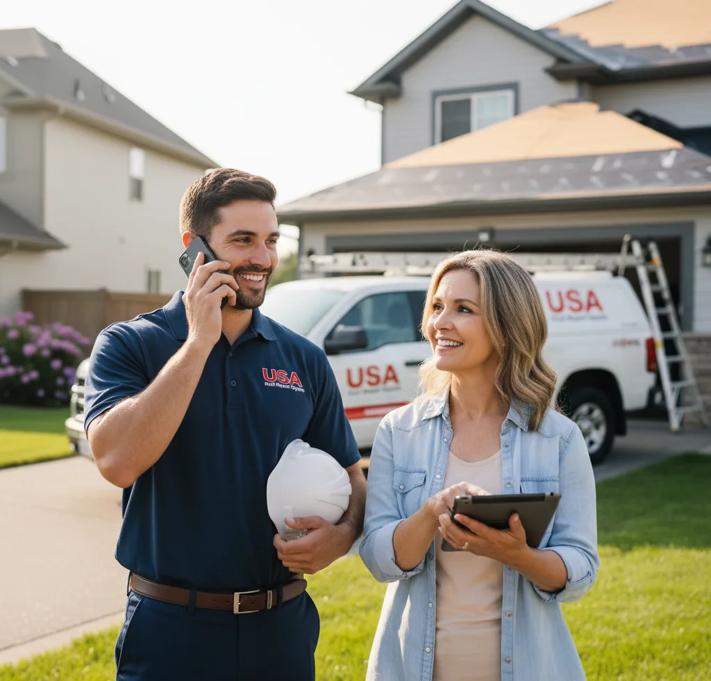 USA Roof Repair Experts customer support in Berwyn